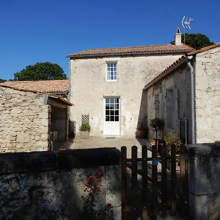 La Roche Des Bois, Maison Classee *** Saint-Laurent-de-la-Prée Exterior foto